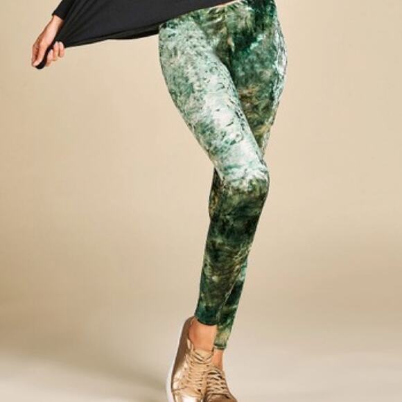 BRAND NEW TIE DYE VELVET LEGGINGS s - Picture 10 of 10